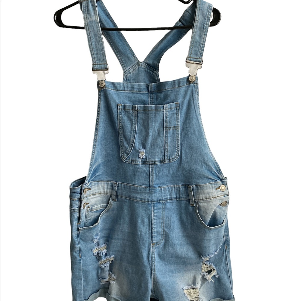 Distressed Overalls - Picture 6 of 7